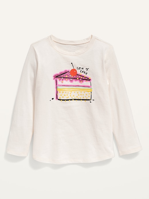 Long-Sleeve Graphic Tee for Toddler Girls