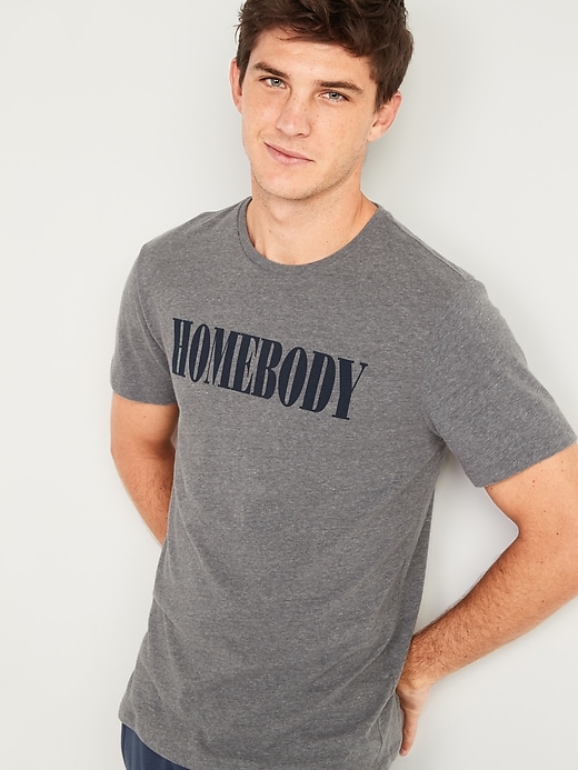 Soft-Washed Graphic Tee for Men