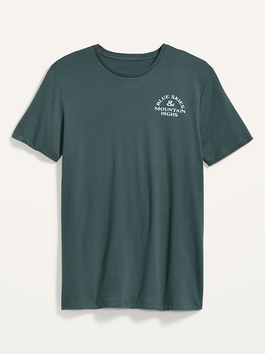 Soft-Washed Graphic Tee for Men
