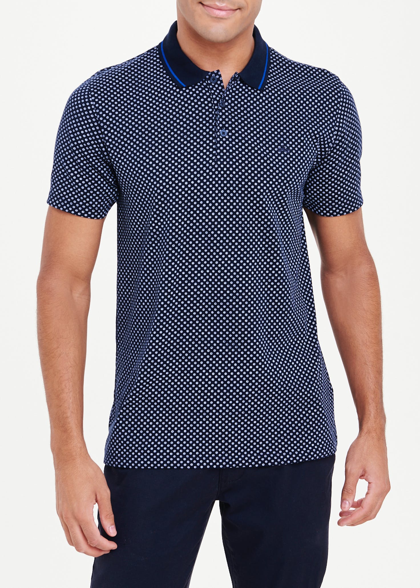 Polka Dot Polo Shirt
