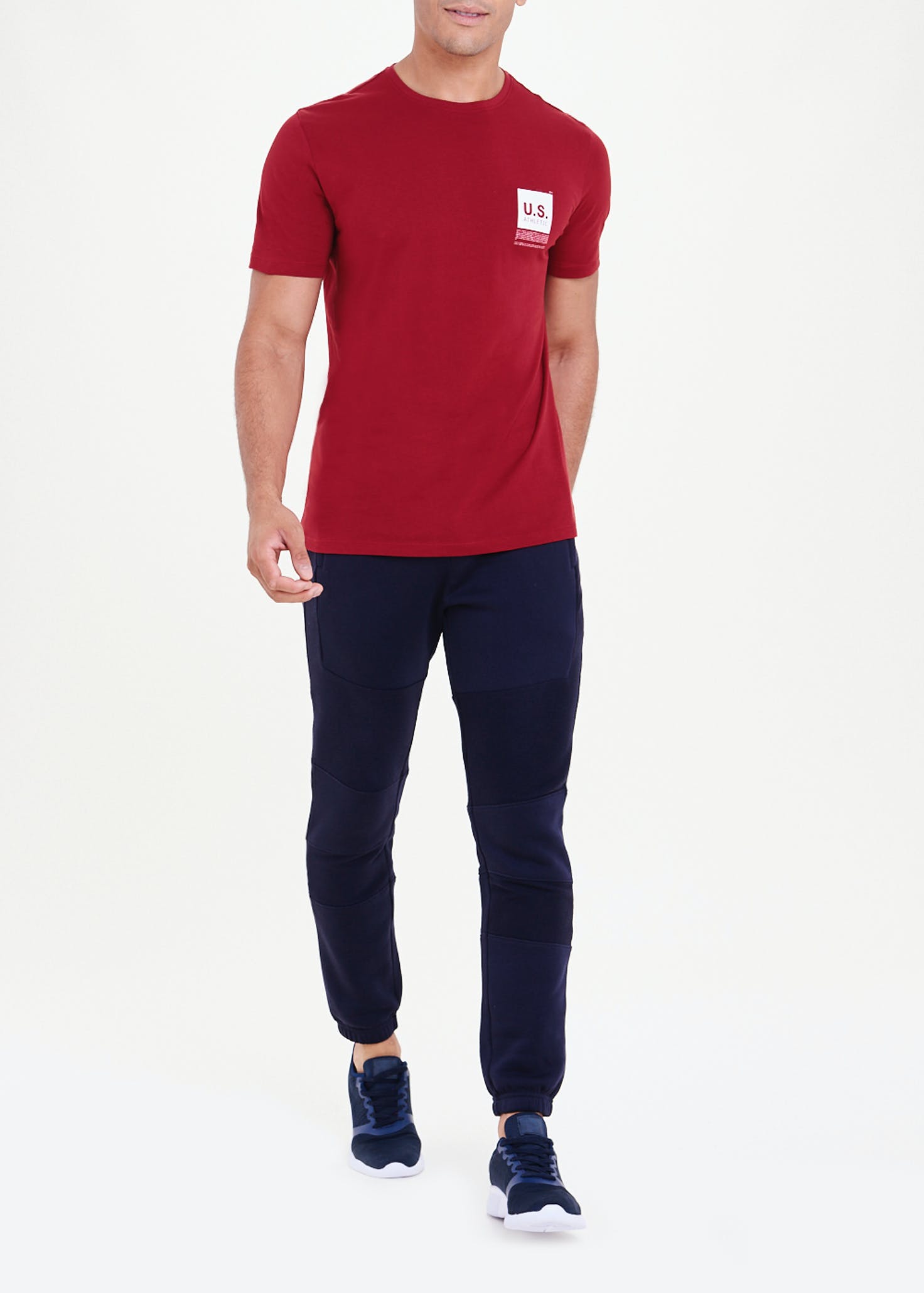 US Athletic New York Map T-Shirt