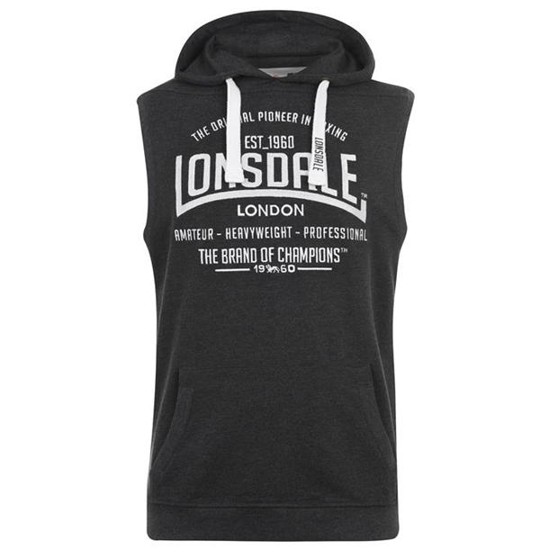  LONSDALE Box Sleeveless Hoodie Mens