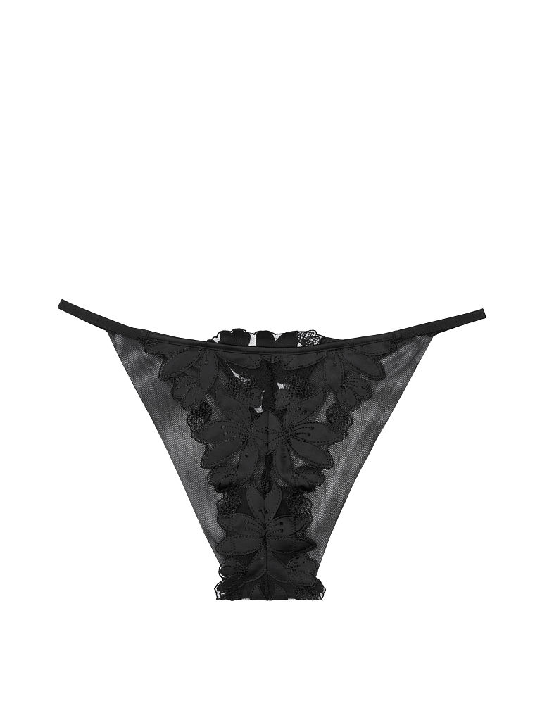 Floral Embroidery Brazilian Panty