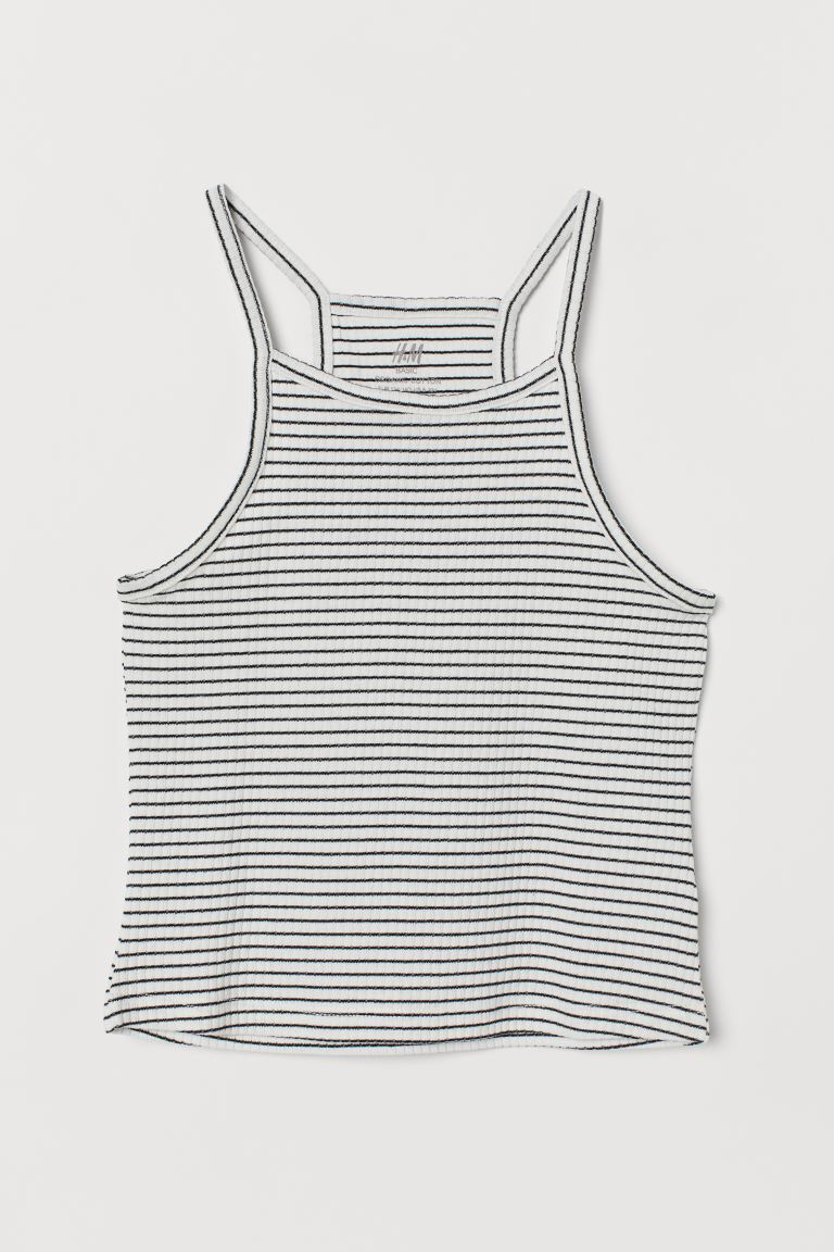 Ribbed vest top