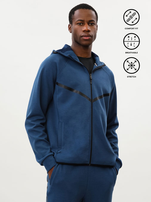 HOODED SPORTS JACKET