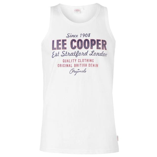  LEE COOPER Logo Vintage Vest Mens