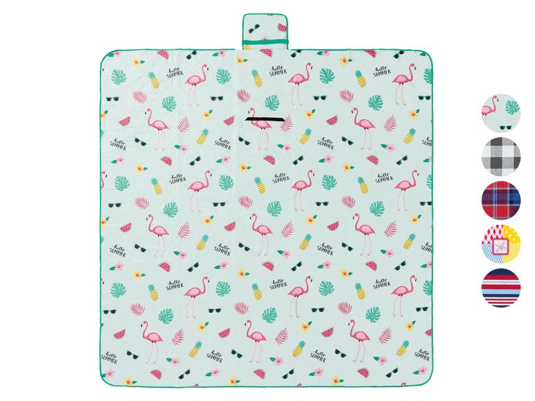 CRIVIT® XXL-Picknickdecke, 200 x 200 cm, mit Tragegriff