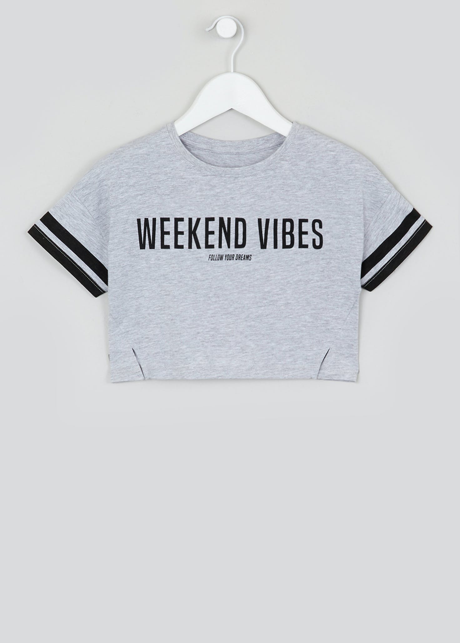 Girls Weekend Vibes Crop Top (4-13yrs)