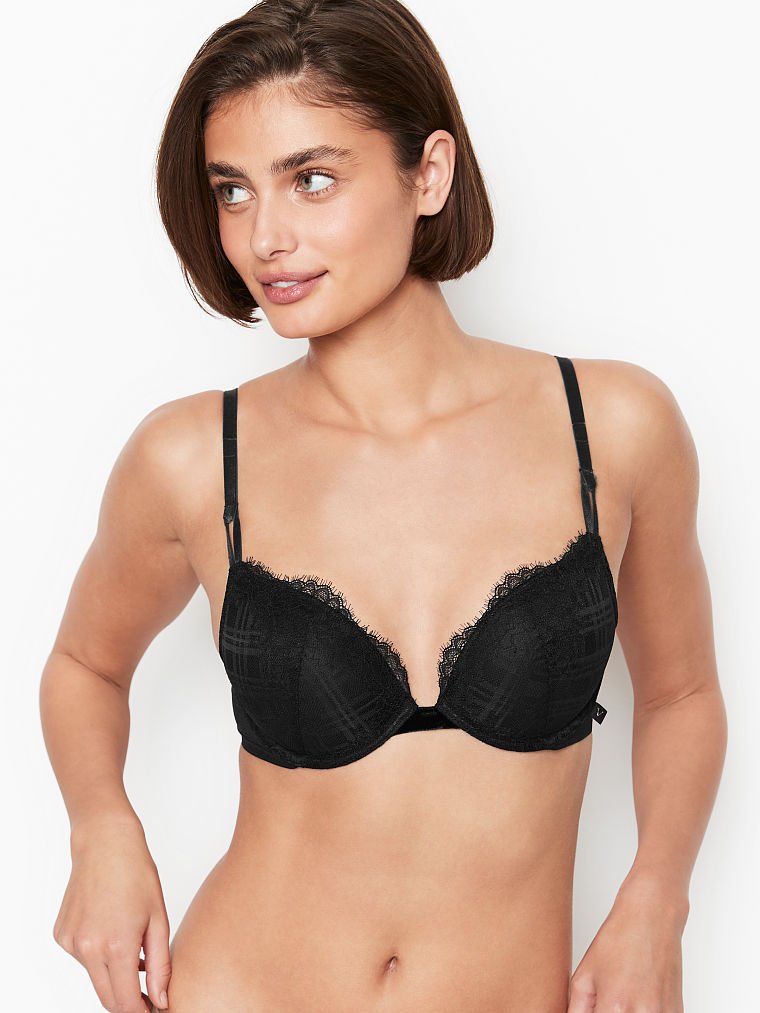 Sexy Tee Velvet Strap Push-Up Bra