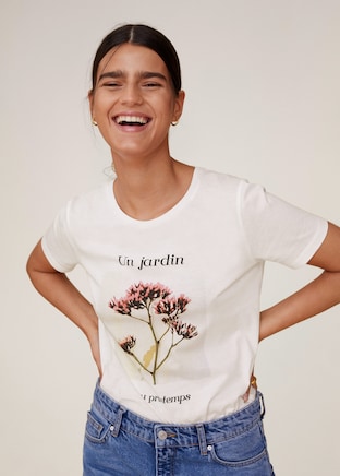 Camiseta algodón orgánico mensaje