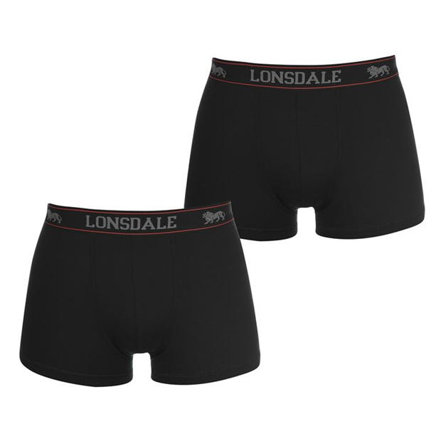 LONSDALE 2 Pack Trunks Mens
