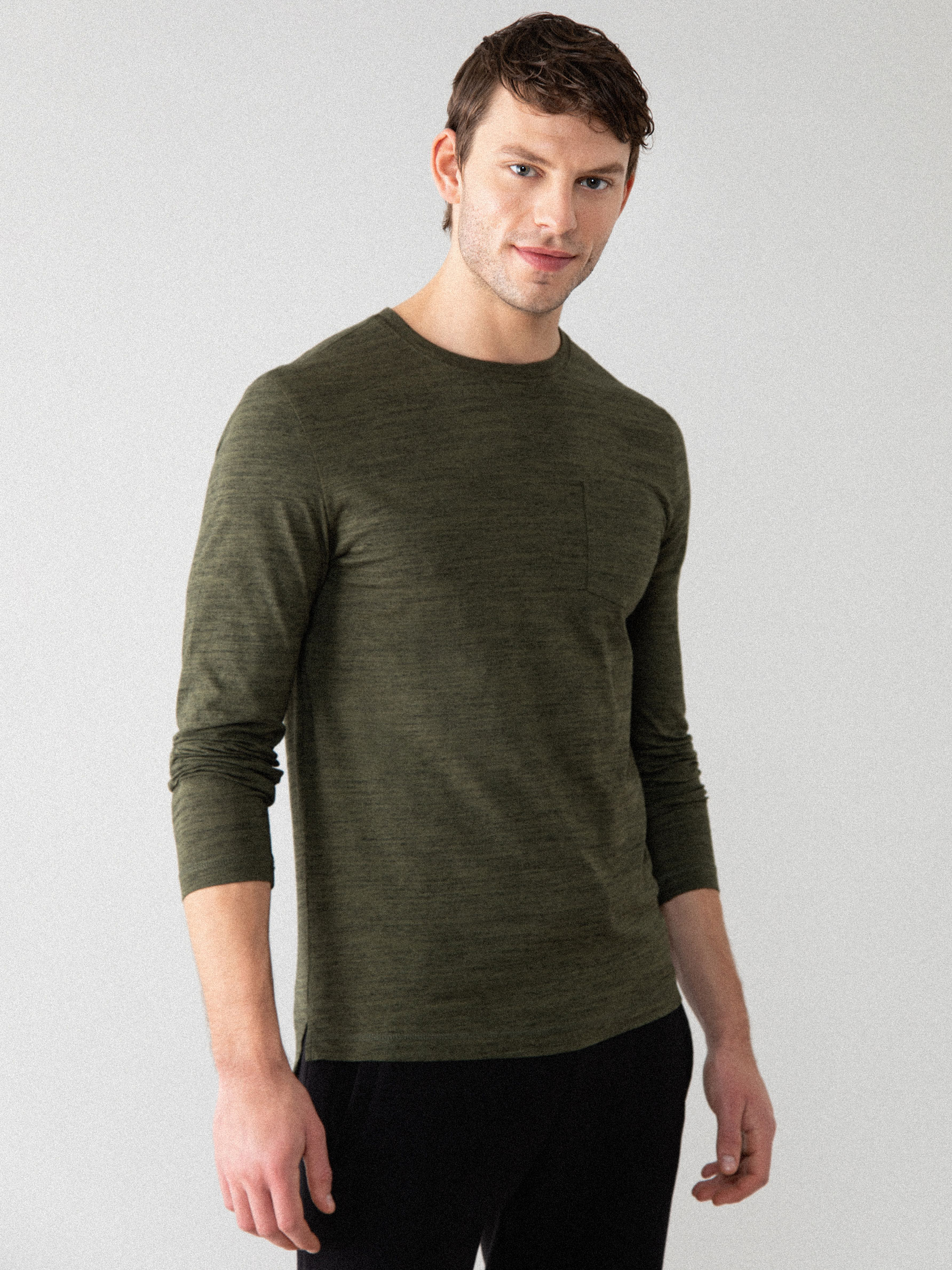 LONG SLEEVE TOP WITH POCKET