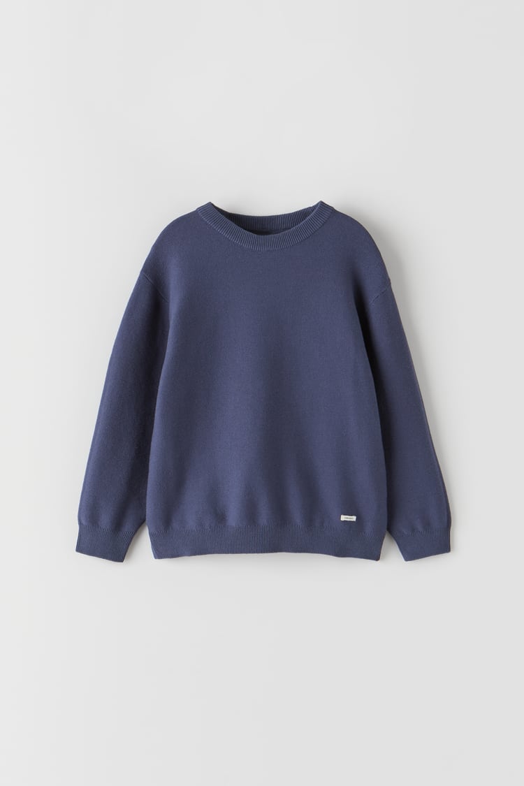 BASIC CABLE-KNIT SWEATER