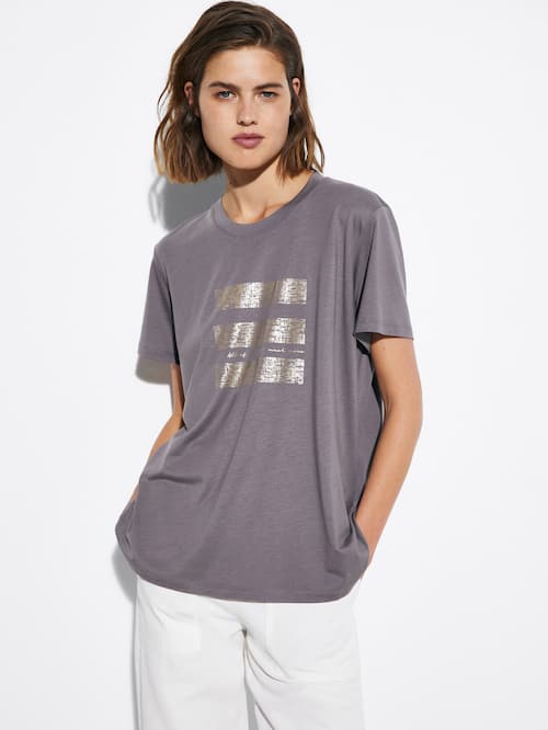 CAMISETA MANGA CORTA LYOCELL ALGODÓN
