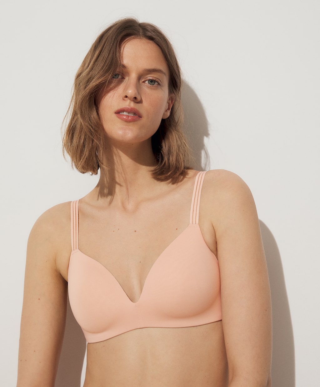 Microfibre comfort support bra