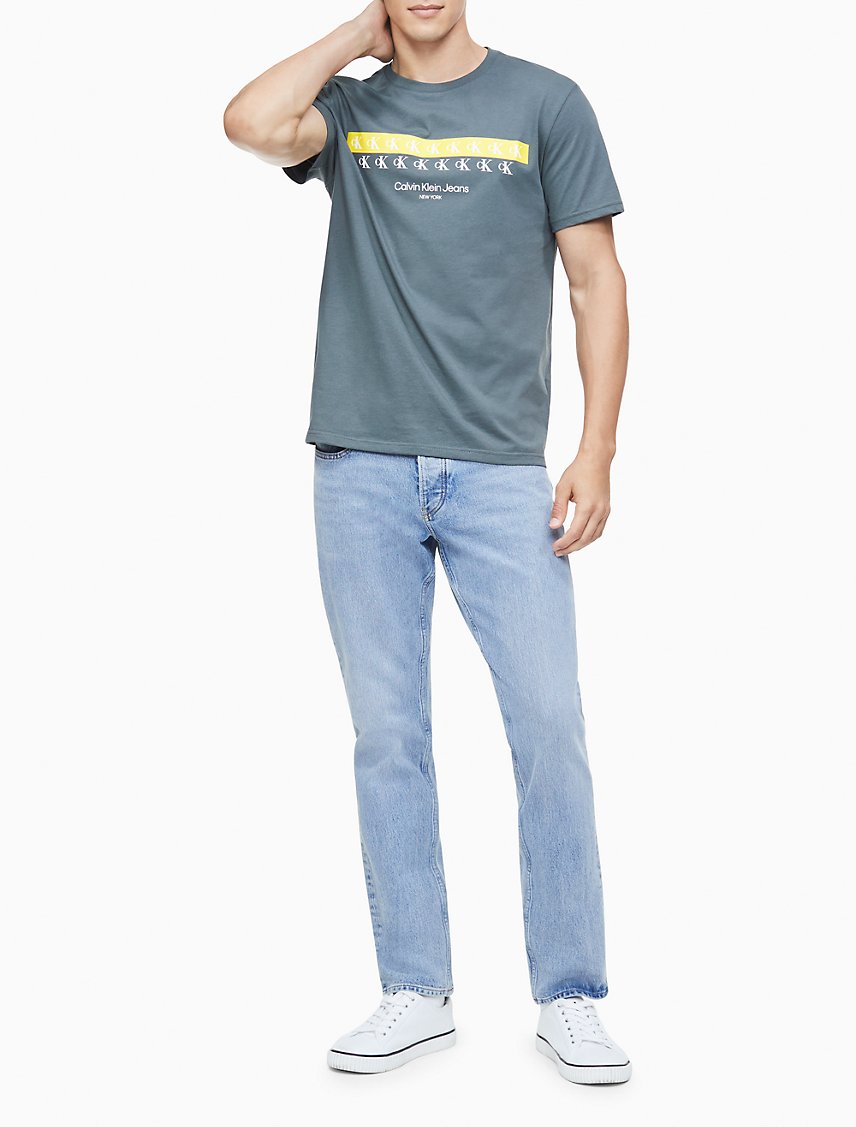 Multi Monogram Logo Crewneck T-Shirt