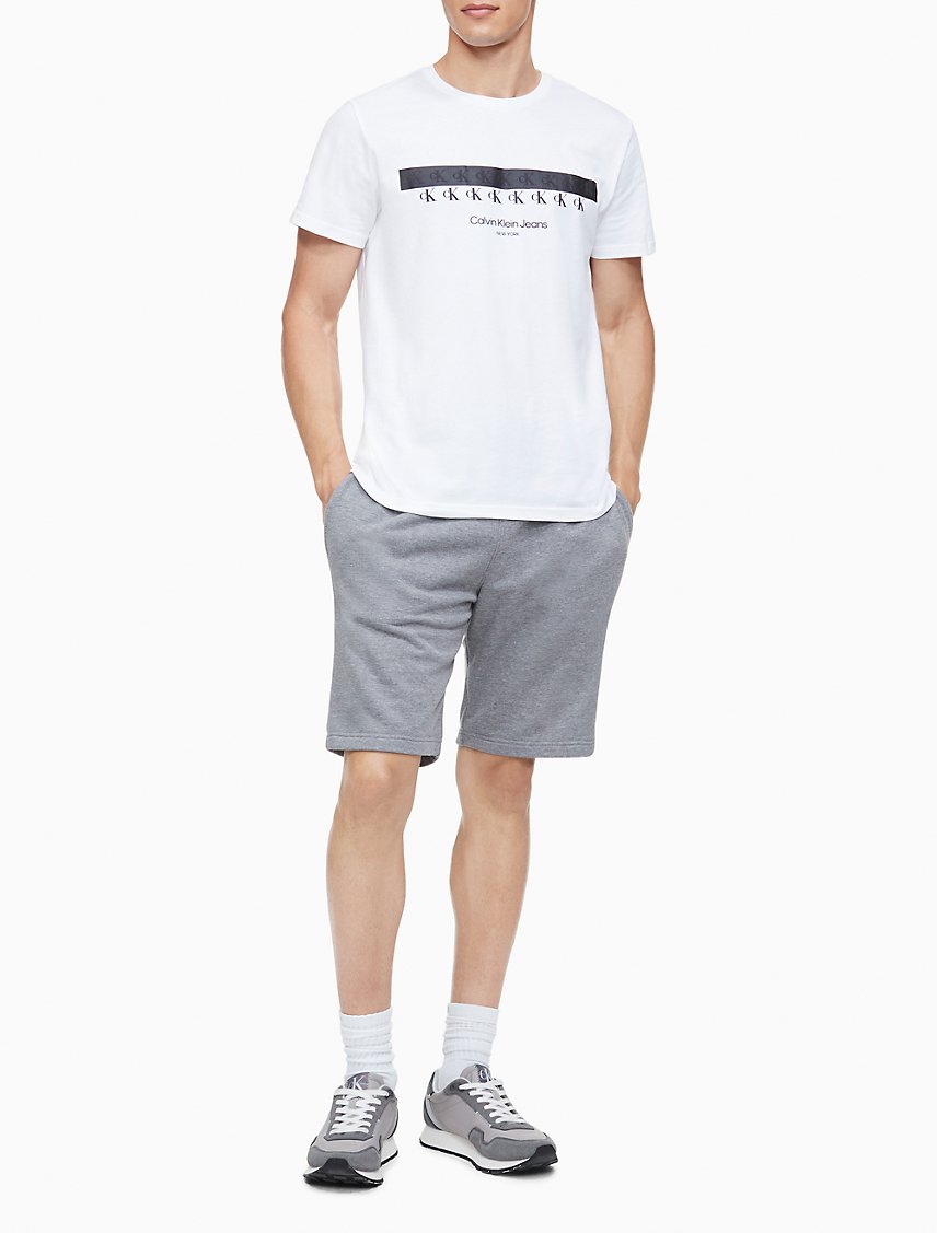 Multi Monogram Logo Crewneck T-Shirt