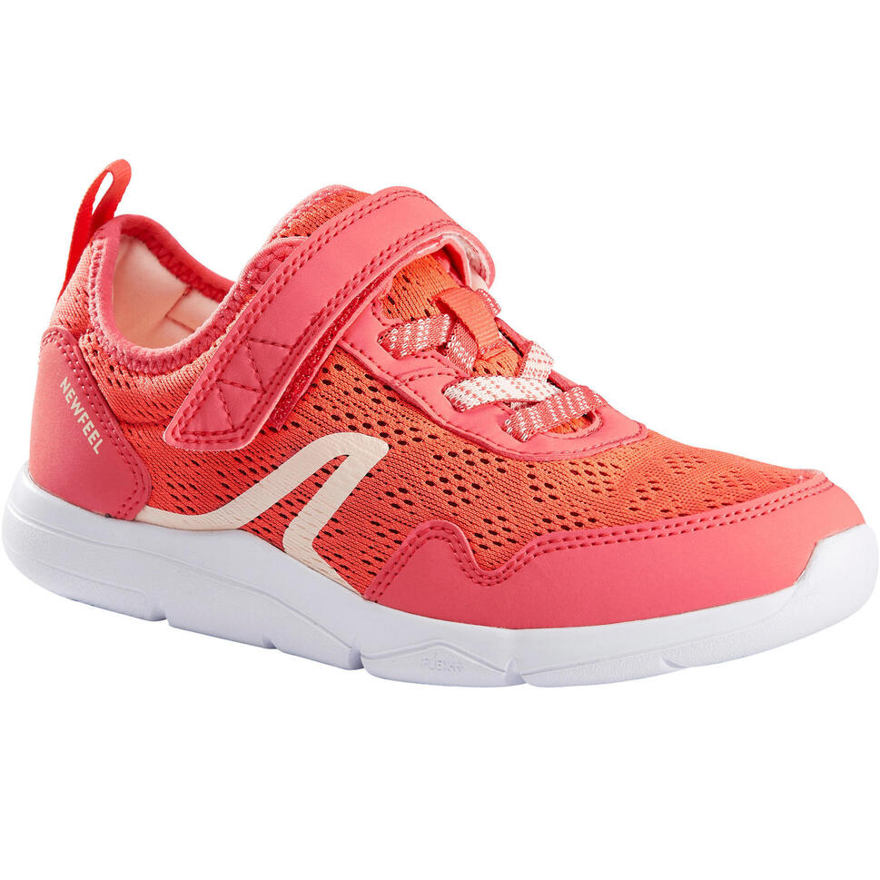 KIDS' WALKING SHOES ACTIWALK SUPER-LIGHT - PINK 
