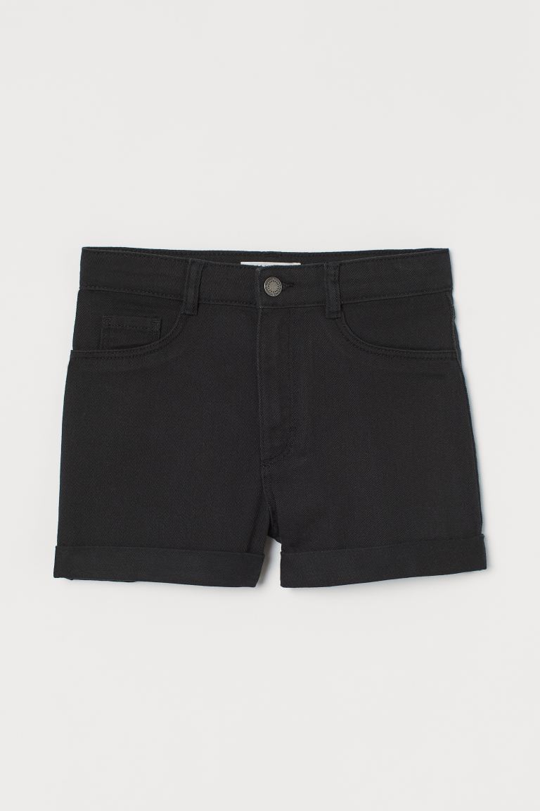 Cotton twill shorts