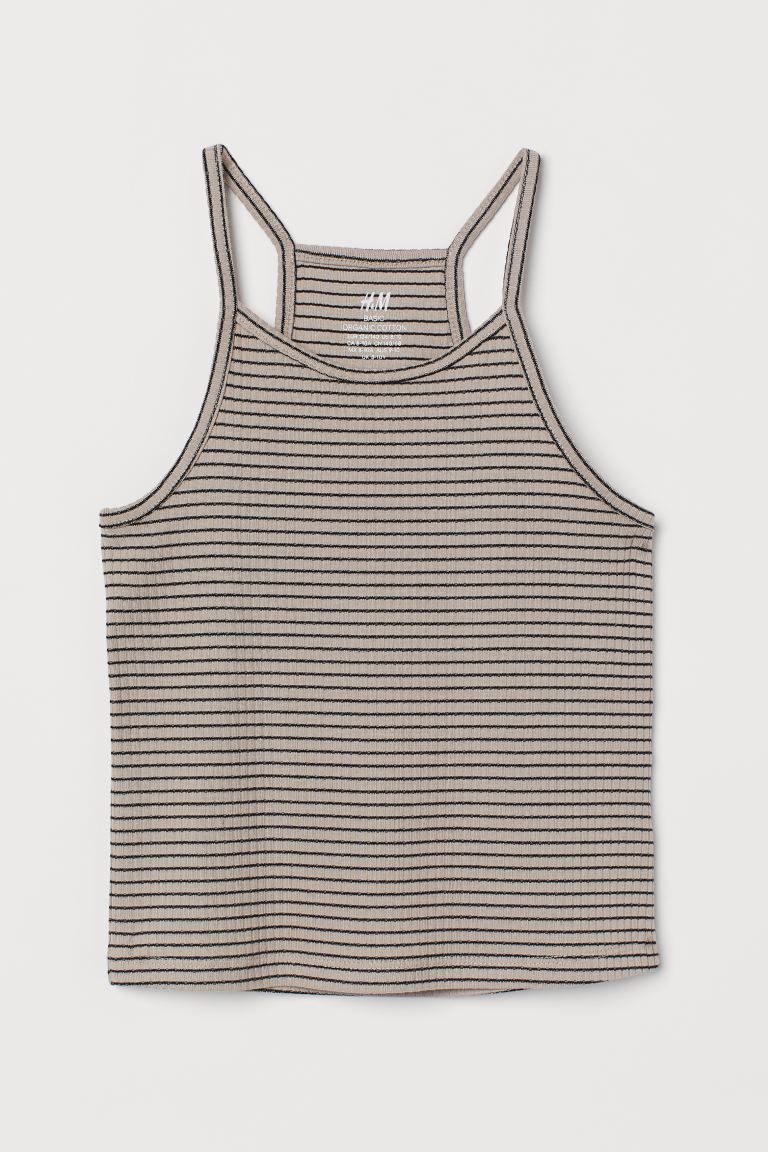 Ribbed vest top