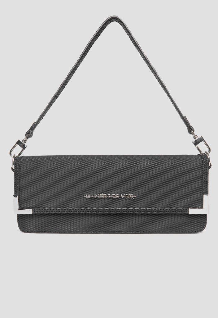 BAGUETTE SHOULDER BAG - BLACK