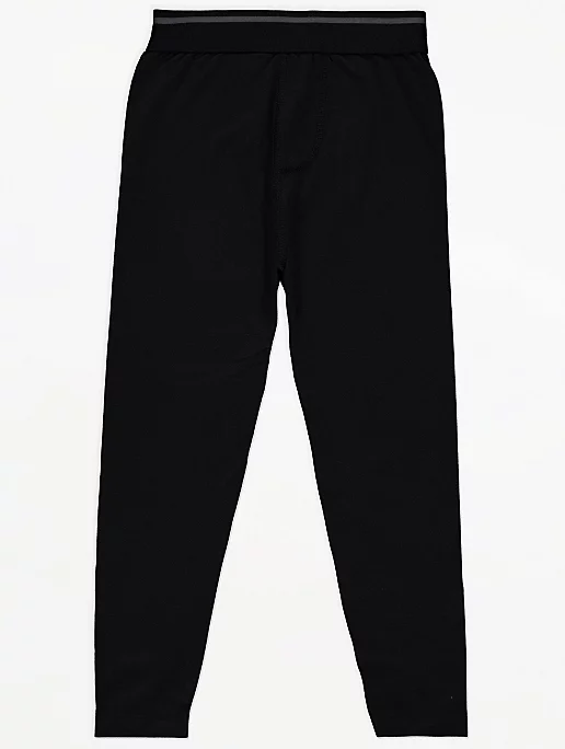 Black Base Layer Long Johns