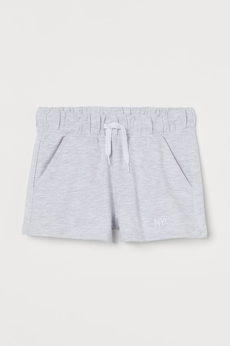 Cotton sweatshirt shorts