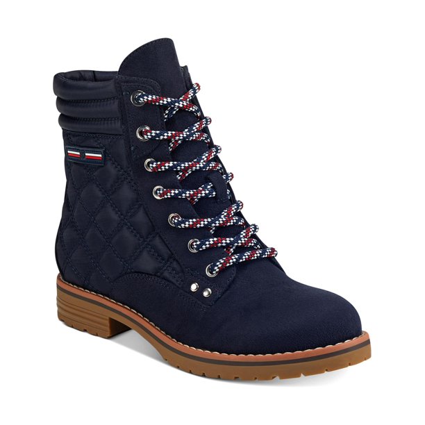 Tommy Hilfiger Womens Onella Quilted Booties Ankle Boots