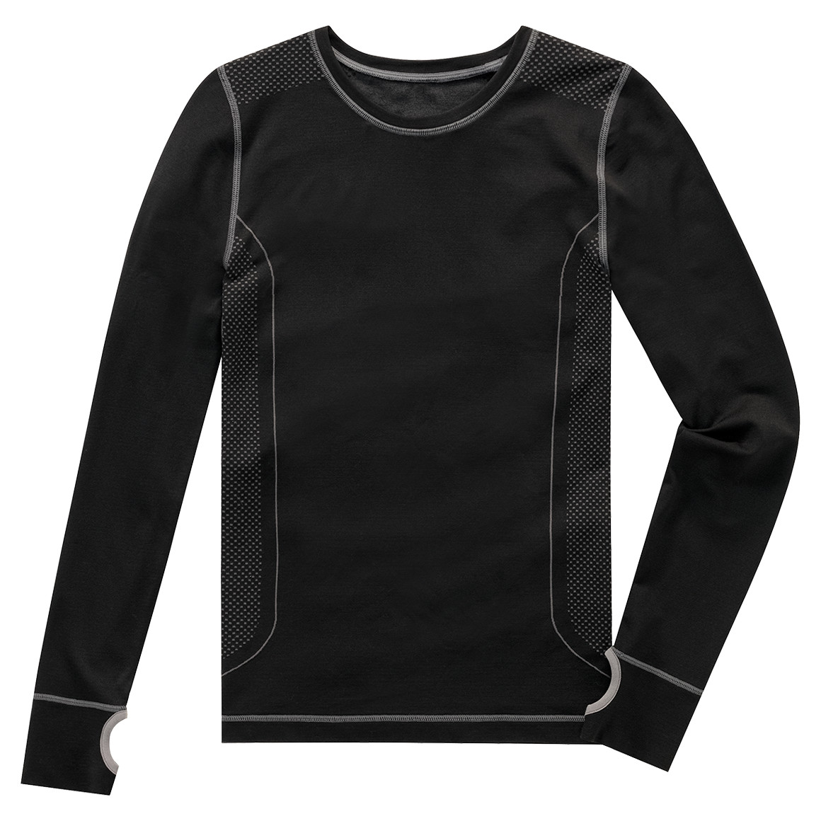 Kinder Thermo-Shirt mit grauen Akzenten