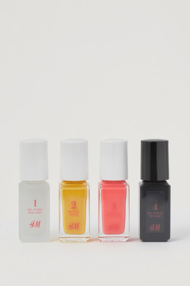 Gel nail polish manicure set