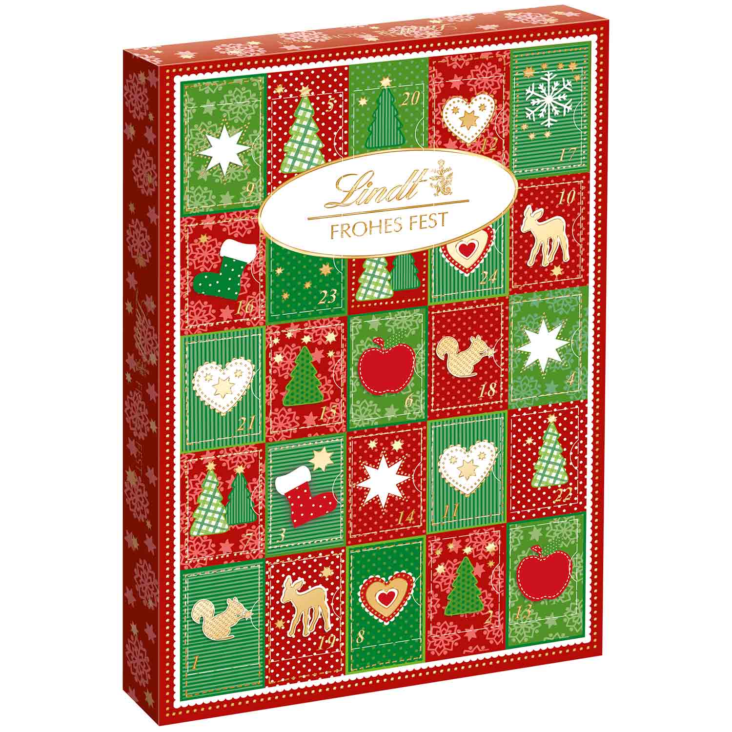 Lindt Frohes Fest Mini Tisch Adventskalender