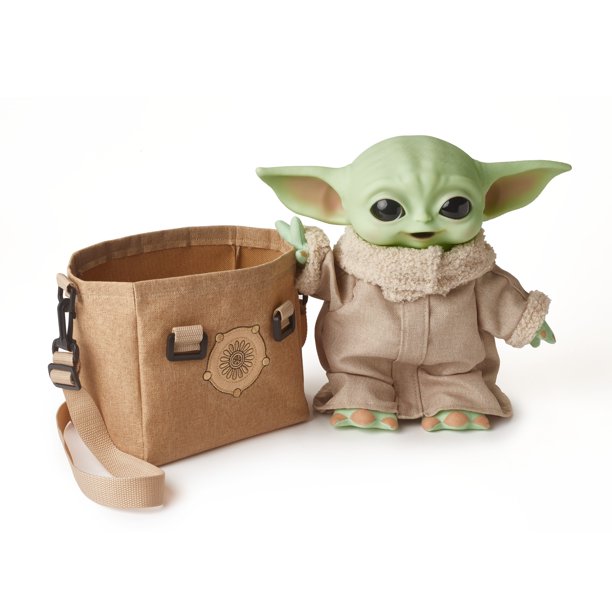 Star Wars Star Wars Grogu Plush Toy, 11-In Yoda Baby Figure From The Mandalorian