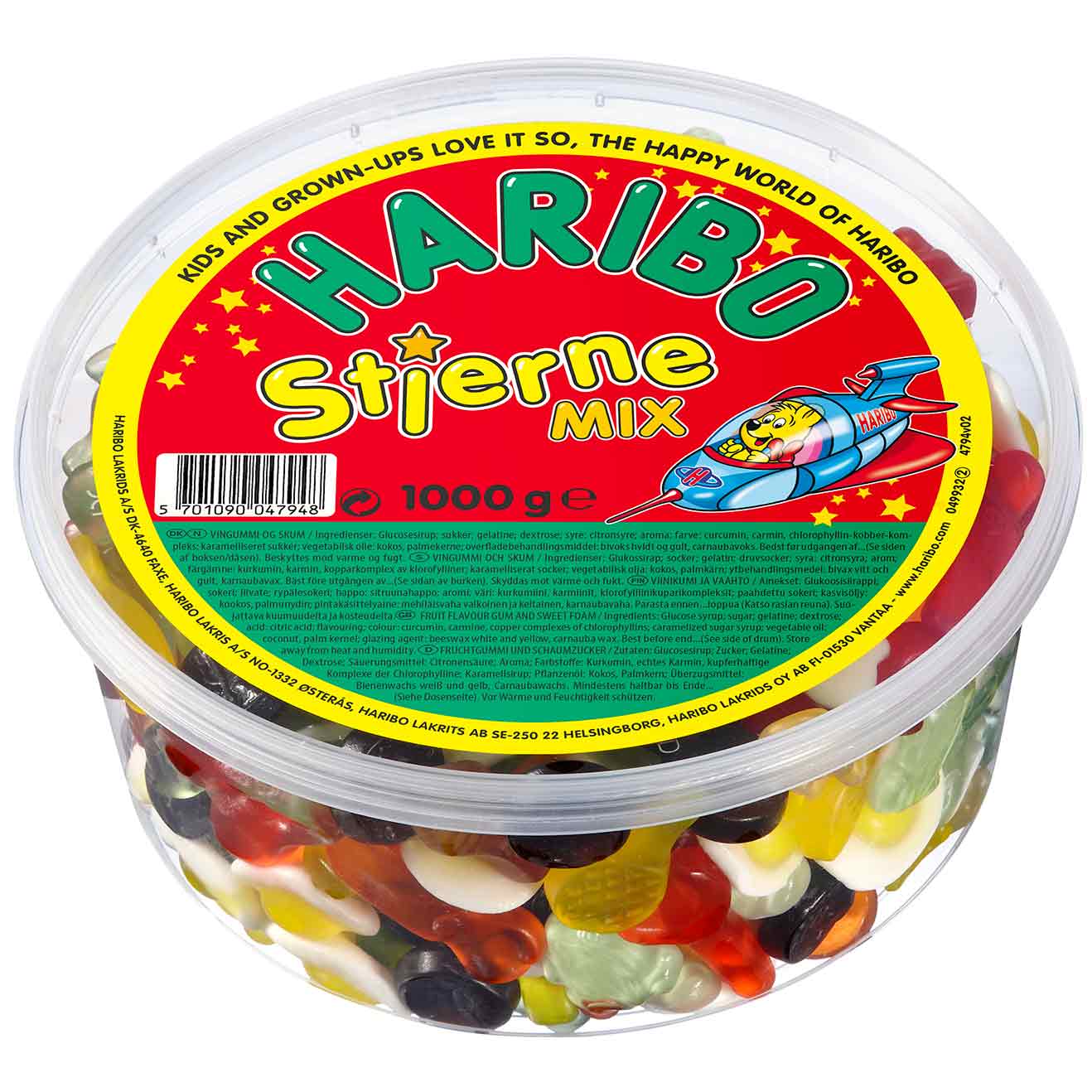 Haribo Stjerne Mix 1kg