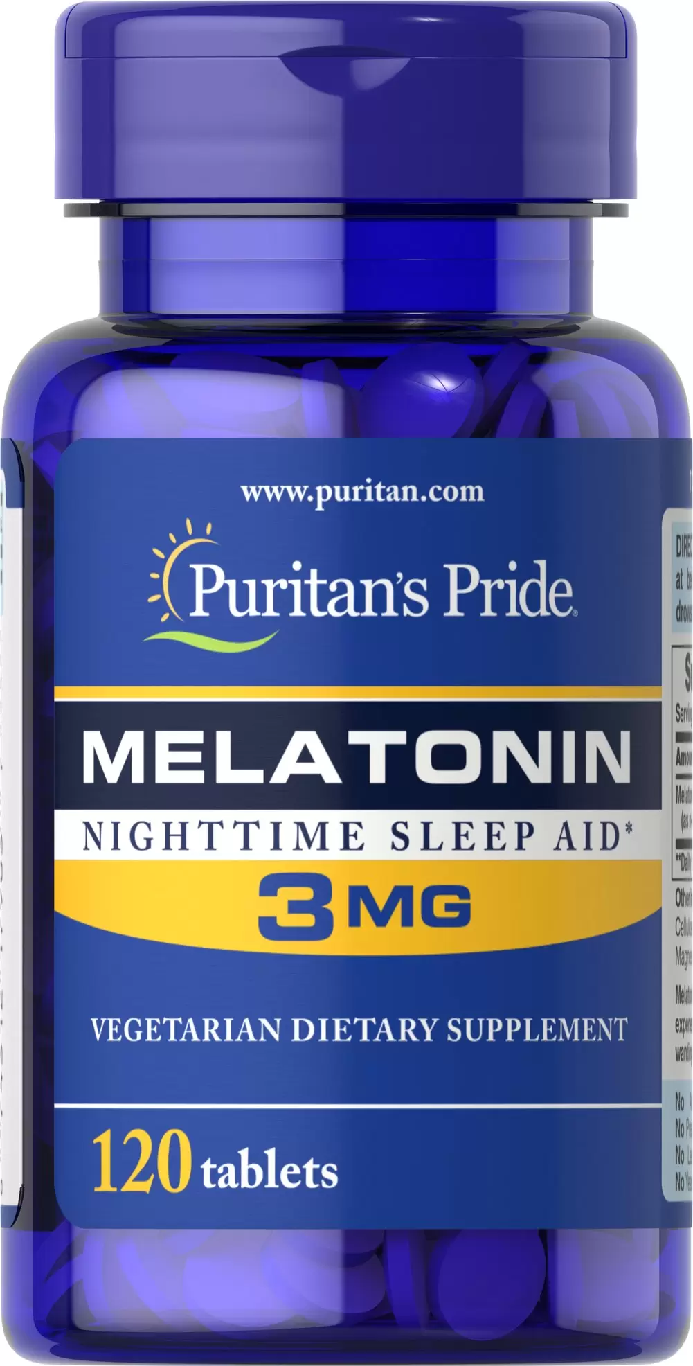 Puritan's Pride Melatonin 3 mg