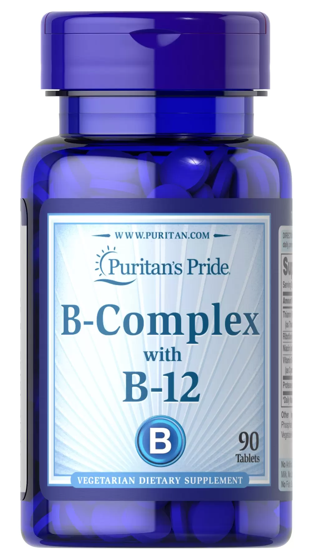 Puritan's Pride Vitamin B-Complex and Vitamin B-12