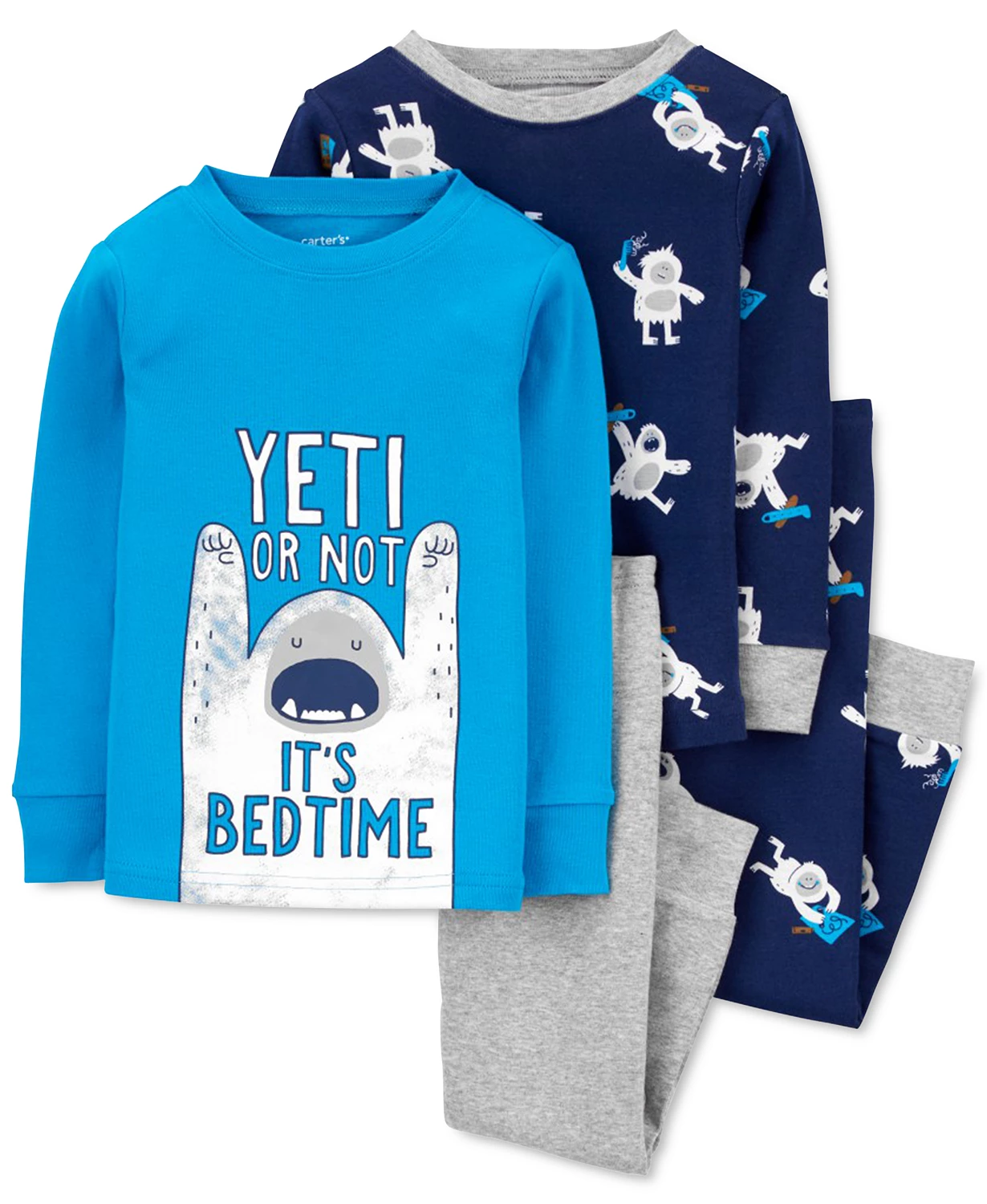 Toddler Boys 4-Pc. Yeti Pajamas Set