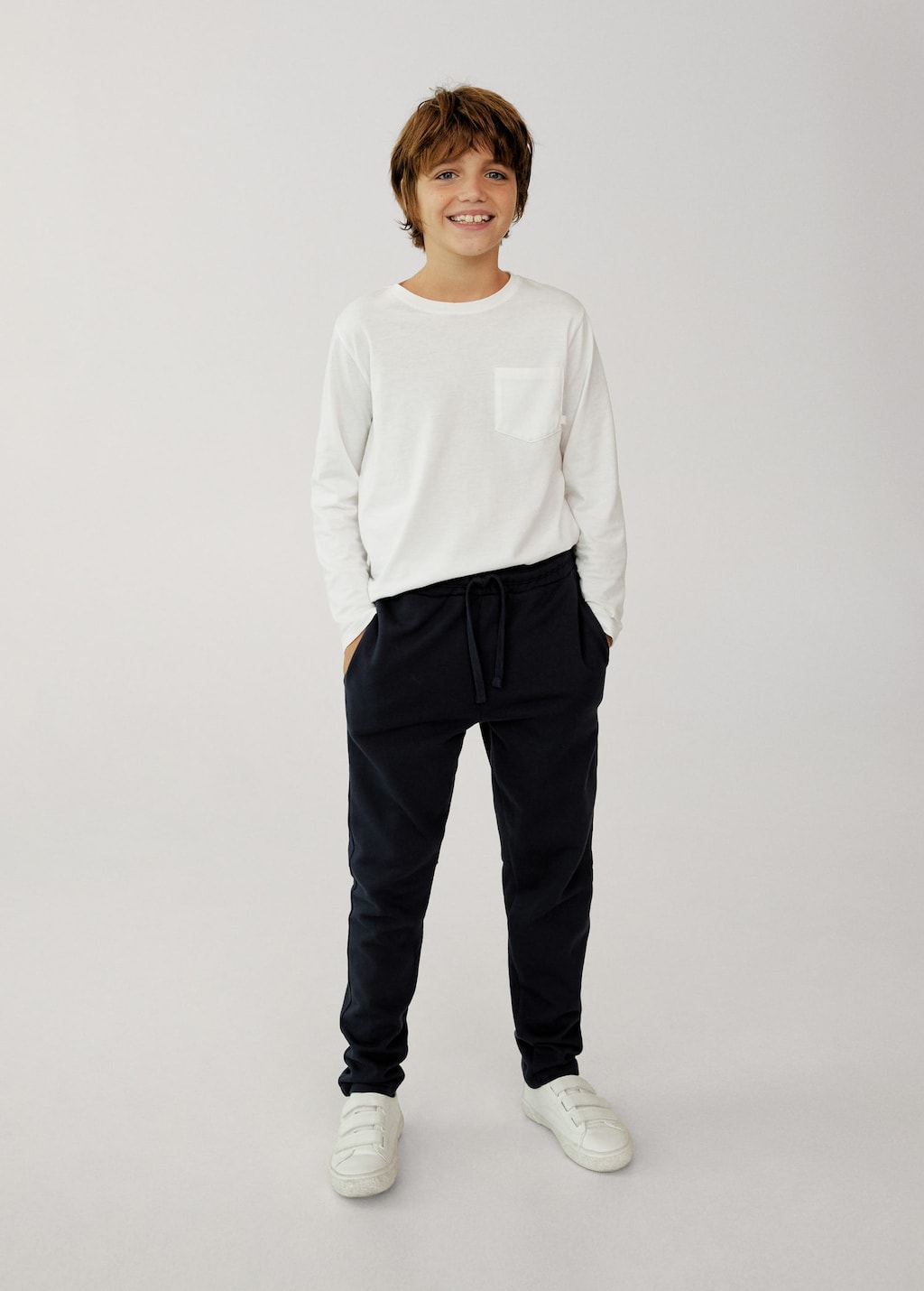 Jogger algodón cordón