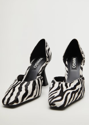 PIEL Zapato piel cebra