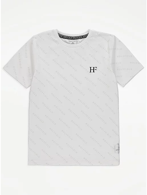HOLYFIELD White Short Sleeve T-Shirt