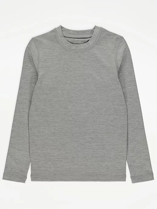 Grey Marl Base Layer Top