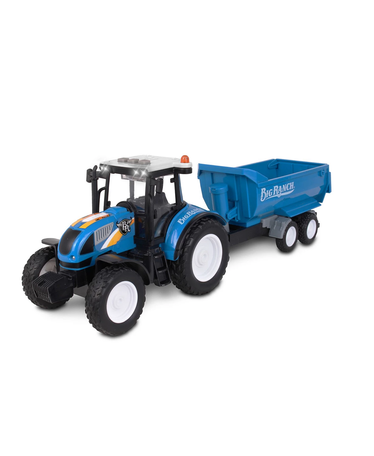 NKOK Big Ranch Farm Tractor with Wagon Toy