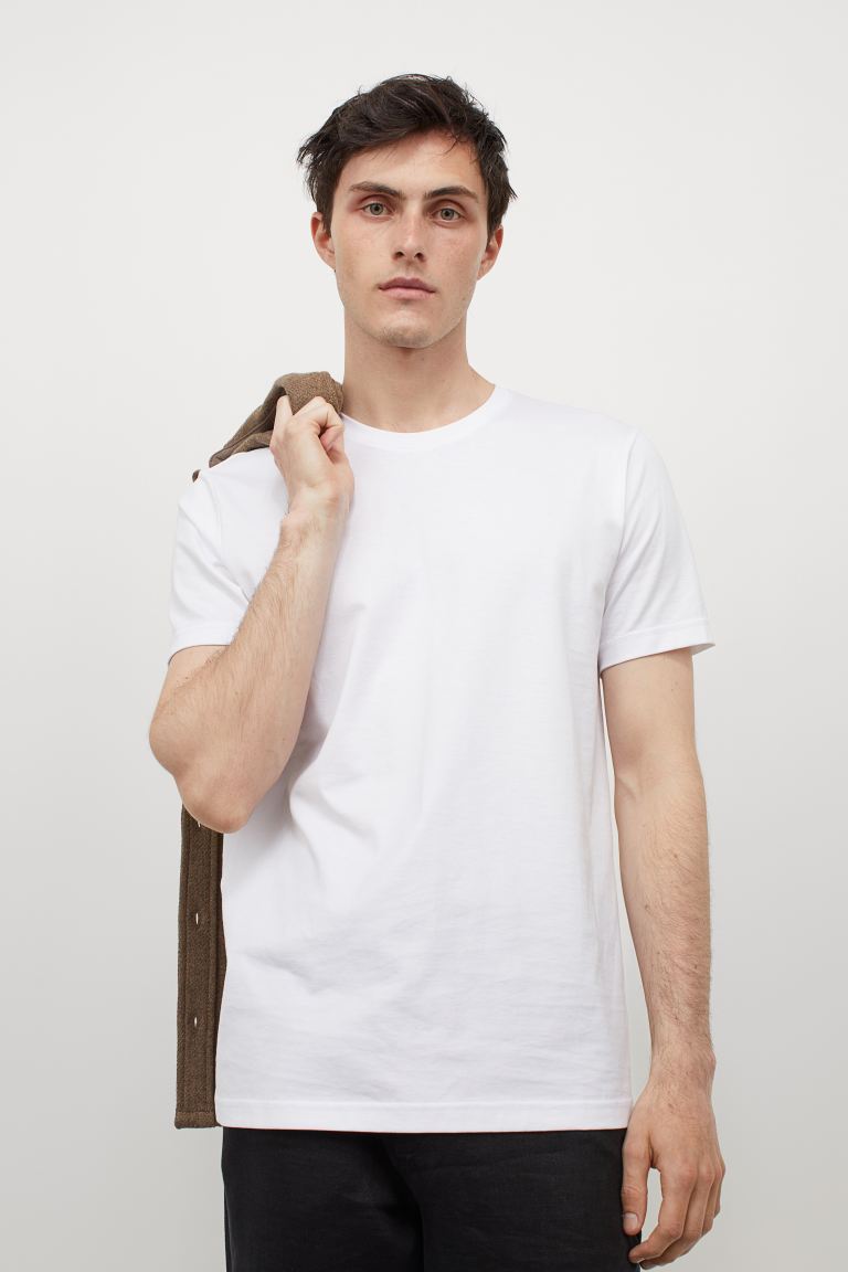 Slim Fit Premium cotton T-shirt