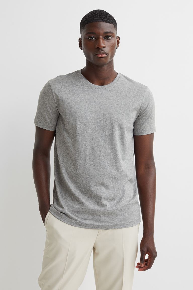 Slim Fit Premium cotton T-shirt