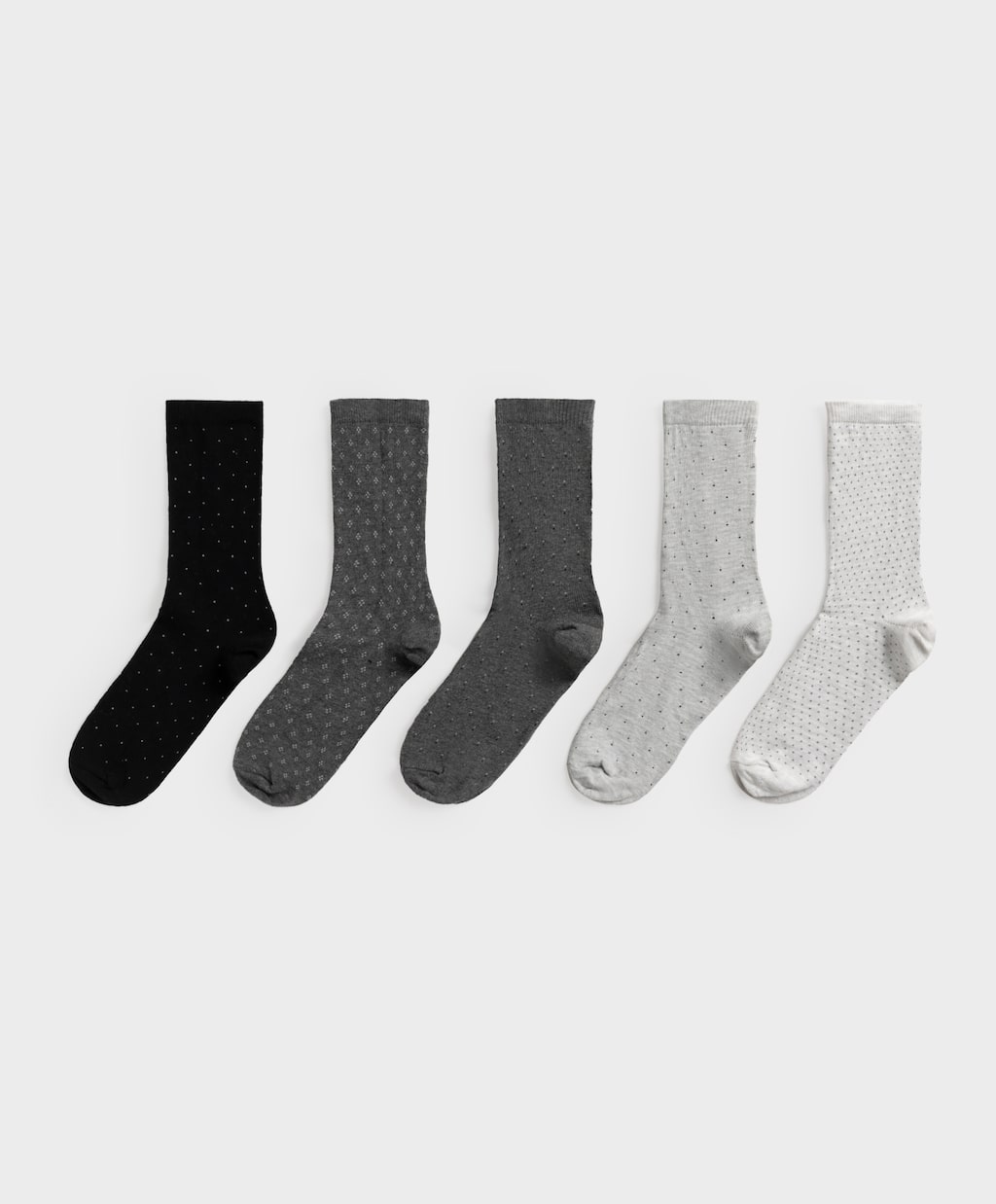 5 pairs of medium cotton socks