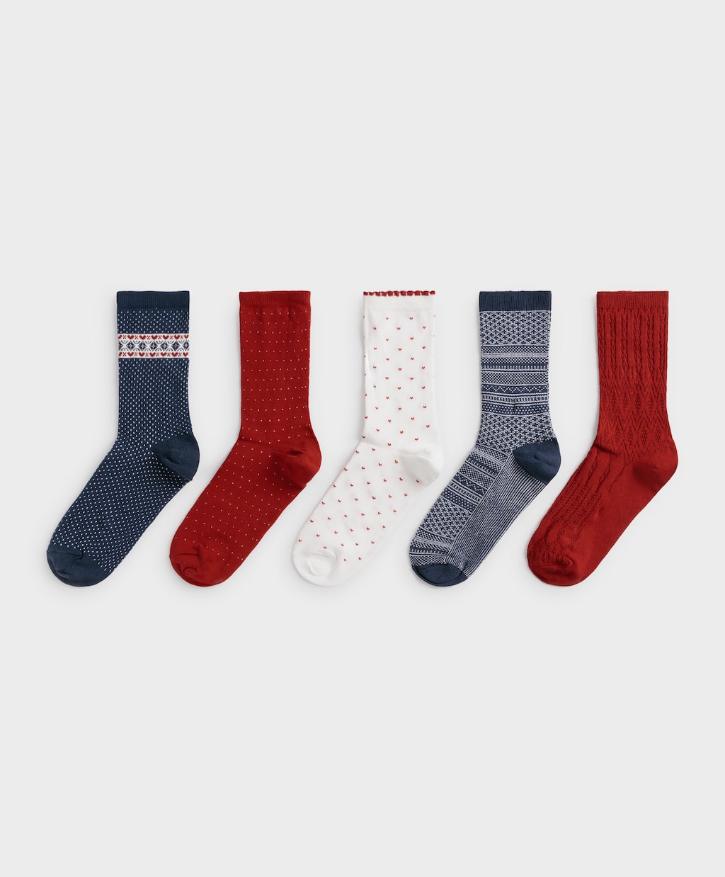 5 pairs of medium fantasy cotton socks