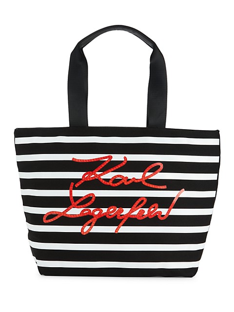 Karl Lagerfeld Paris Kirsten Logo Tote