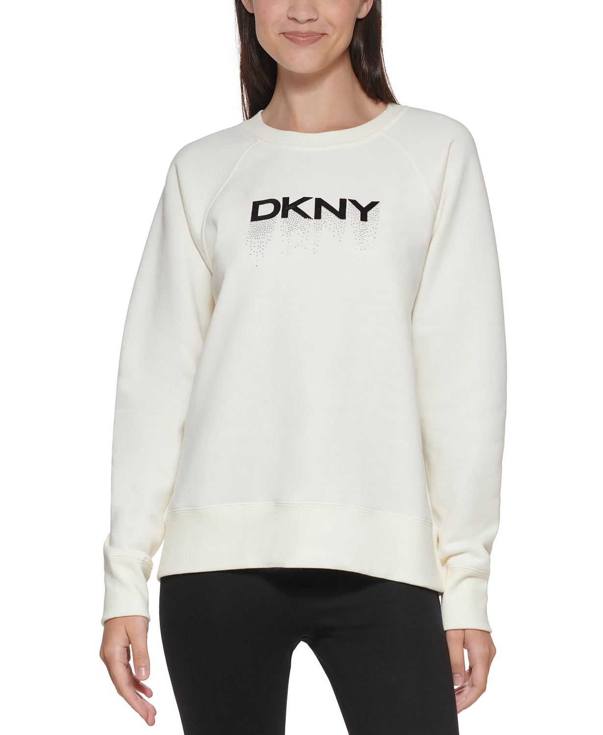 DKNY Sport Embellished Logo Sweatshirt