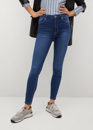 Jeans skinny tiro alto Noa