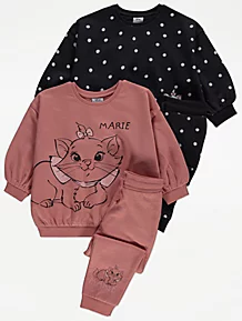 Disney Marie Sweatshirt and Joggers Outfit 2 Pack