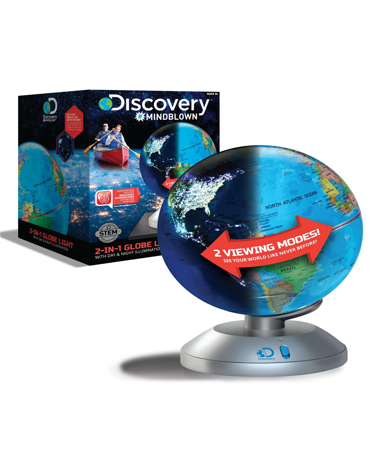 Globe 2 in 1 Day and Night Earth